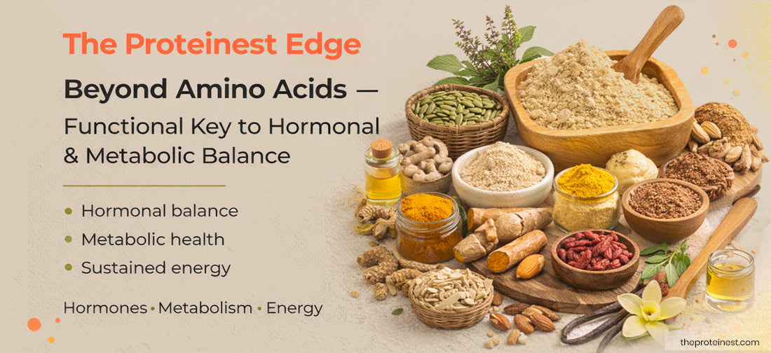 The Proteinest Edge: Beyond Amino Acids - Functional Key to Hormonal and Metabolic Balance