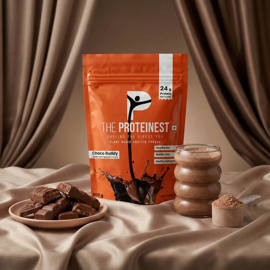 Choco Buddy Plant Protein Powder.