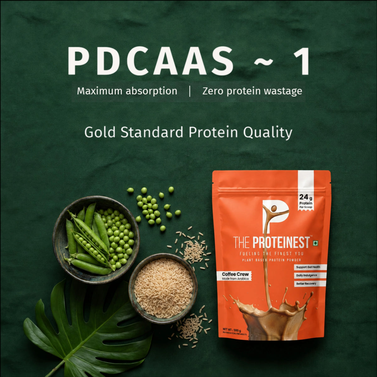 Coffee Crew Plant-Based Protein | Made from Arabica